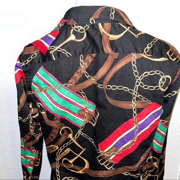 Ralph Lauren Button Up Blouse Vintage - Picture 8 of 9